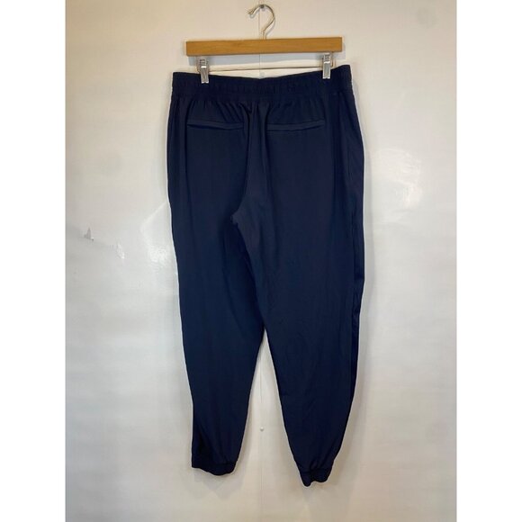 Athleta Navy Blue Brooklyn Jogger Pant Women's 14 Travel Commute Elastic Waist - Picture 3 of 8